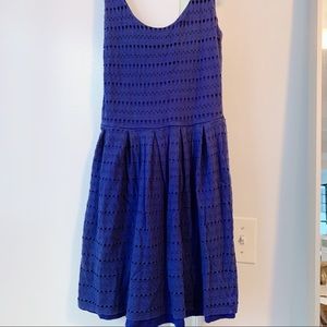 Aqua royal blue dress